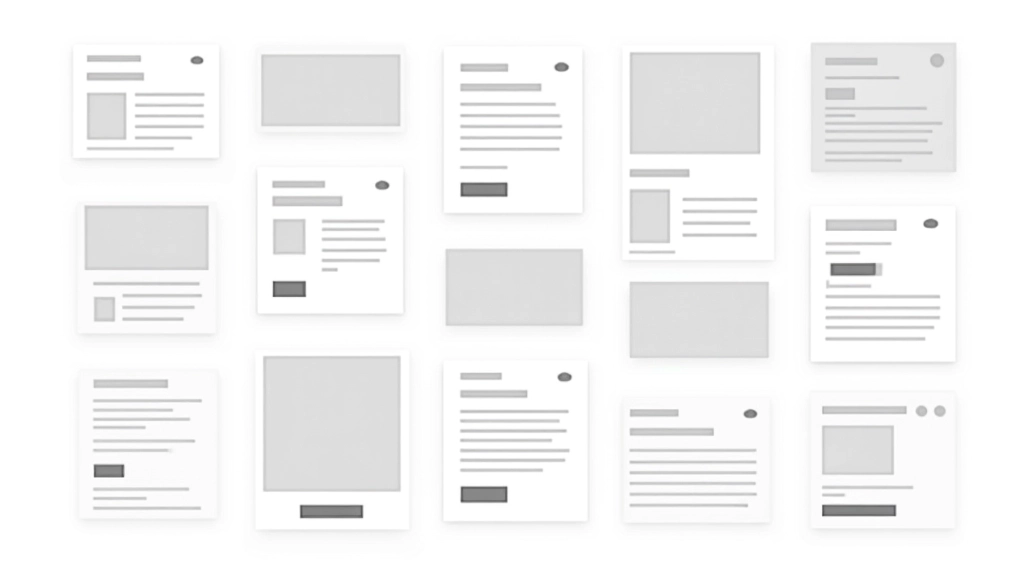 Card-based content layout