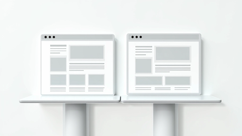 Vergleich von zwei Layouts — eins chaotisch, eins mit konsistenten Abständen